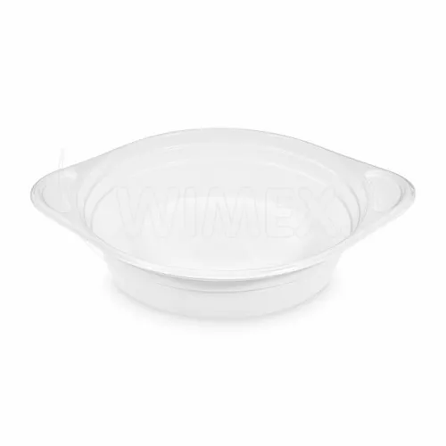 Miska (PP) s oušky bílá Ø 156 mm 350 ml, 100 ks