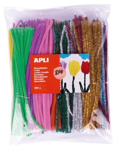 Modelovací drátky APLI, Jumbo pack, 30 cm, mix barev