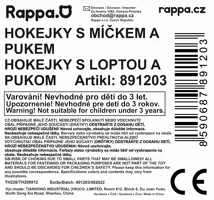 Hokejky florbalové s míčkem a pukem 80 cm (4)