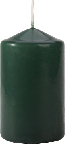 Válcová svíčka Bispol 60x100 - tmavě zelená