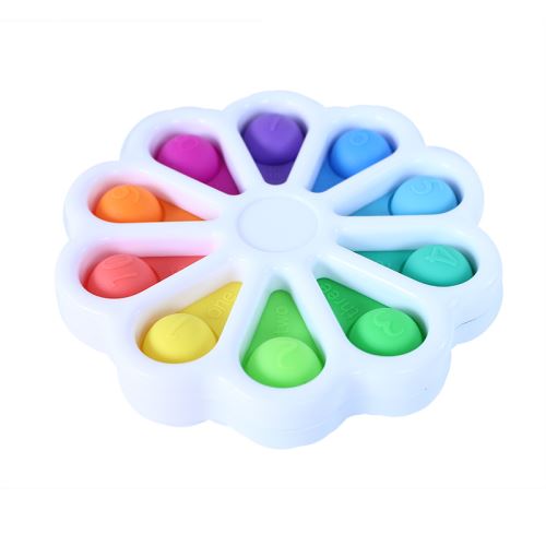 POP IT praskání bublin - Simple Dimple - senzomotorická hračka květina