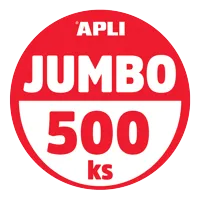 Pěnovka tvary APLI písmena, Jumbo pack, samolepicí, mix barev - 500 ks (2)