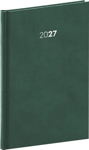 Týdenní diář 2027 Notique A5 Balakon zelený