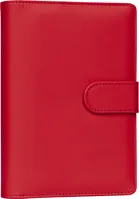 Týdenní diář 2027 Notique Refill kroužkový 12,5 x 19 cm sytě červený