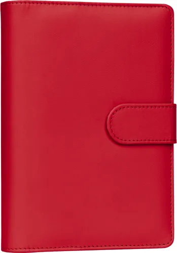 Týdenní diář 2027 Notique Refill kroužkový 12,5 x 19 cm sytě červený