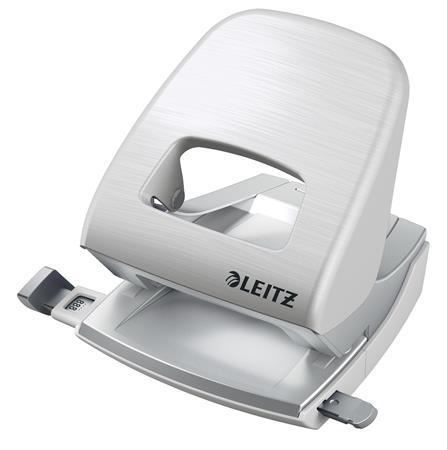 Celokovová stolní děrovačka Leitz NeXXt Style 5006, 30 listů - Arkticky bílá