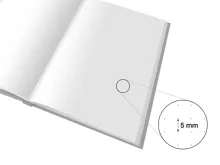 Záznamová kniha A5 MFP 100ls, tečka - oranžová s tečkami (1)