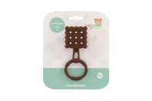 Silikonové chrastítko keksík 13 cm (1)
