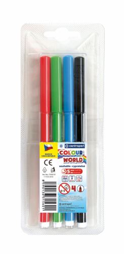 Dětské fixy Centropen Colour World 7550 - sada 4ks