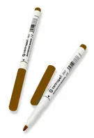 Značkovač Centropen 2507 stíratelný 1-2 mm hnědý