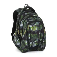 Studentský batoh Bagmaster BAG 26 A ZELENO-ŠEDÝ, 3 roky záruka
