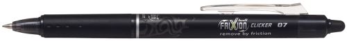 Přepisovatelný roller Pilot Frixion Ball Clicker, střední hrot M 0,7mm - černá