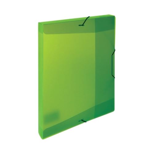 Krabice PP s gumou A5 Opaline - zelená