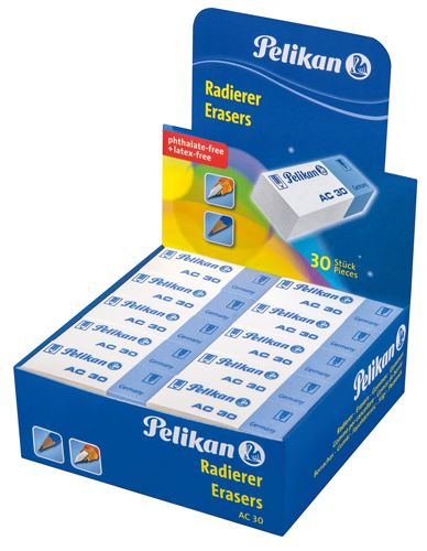 Guma na tužky + inkoust Pelikan AC 30 - box 30ks