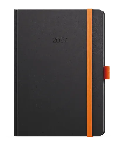 Týdenní diář 2027 Baloušek Oskar Nora A5 oranžová