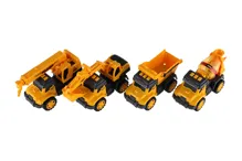Stavební nákladní auto 13 cm na setrvačník - mix motivů (5)