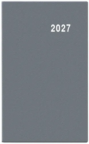 Týdenní diář 2027 Baloušek Gustav PVC šedý