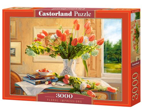Puzzle Castorland 3000 dílků - Květinové zátiší
