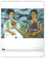 Nástěnný kalendář 2027 Notique Frida Kahlo, 48 x 56 cm (4)