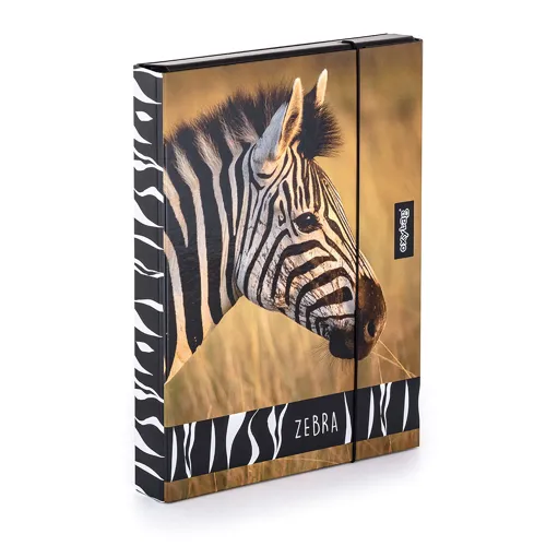 Box na sešity A4 Jumbo KARTON P+P - Zebra 1