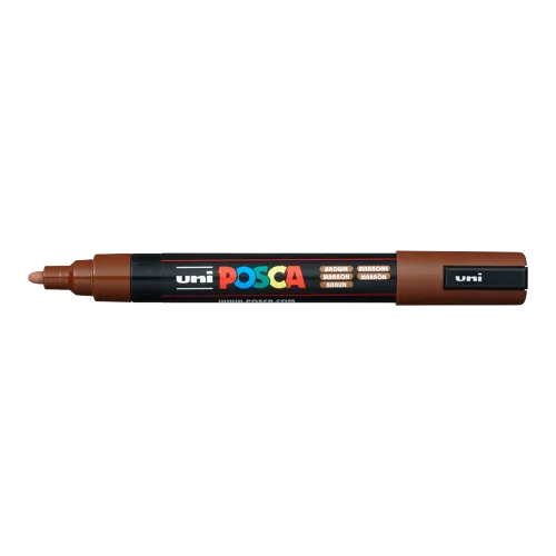 Dekorační popisovač Posca PC-5M, hnědá (21), 1,8-2,5 mm