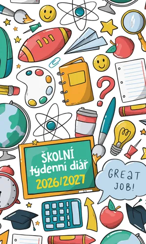 Týdenní diář školní 2026/2027 Aria