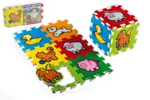 Pěnové puzzle Moje první zvířátka 15x15x1,2cm 6ks MPZ Pěnové puzzle Moje první zvířátka 15x15x1,2cm 6ks MPZ