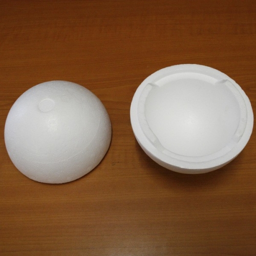 Levně Koule z polystyrenu 25 cm, půlená