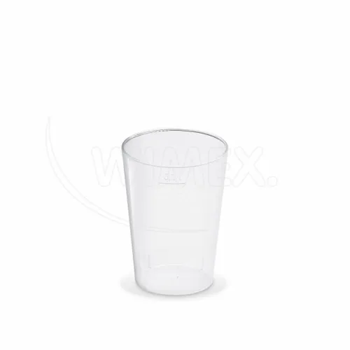 Kelímek krystal PS Ø55mm 0,1L, 40 ks