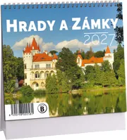 Stolní kalendář mini 2027 Aria Hrady a zámky