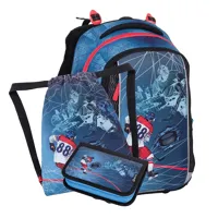 Školní batohový set 3-dílný Bagmaster Vega 24 A Hokej + gumovací pero Pilot Frixion