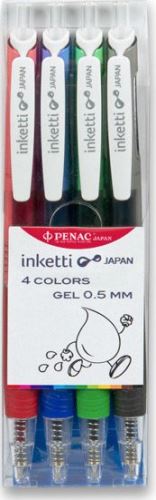 Sada gelových rollerů Penac Inketti BA3601EF-1WP4 - 4 základní barvy