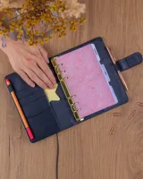 Týdenní diář 2027 Notique Refill kroužkový 12,5 x 19 cm černý (4)