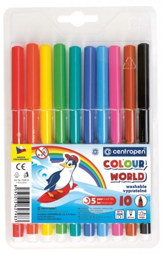Dětské fixy Centropen Colour World 7550 - sada 10ks