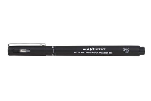 PIN01-200 liner, 0,1 mm, černý