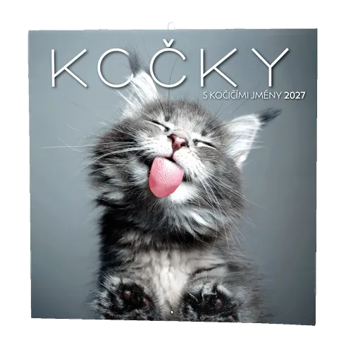 Nástěnný kalendář LP 2027 Baloušek Kočky