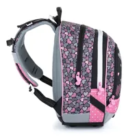 Školní batoh Bagmaster Alfa 21 A Black/Pink Pejsek + gumovací pero Pilot Frixion (1)