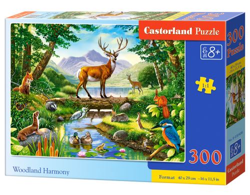 Puzzle Castorland 300 dílků - Harmonie lesa