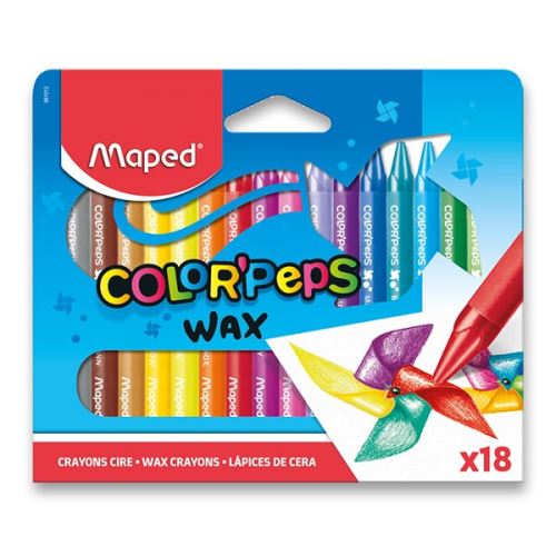 Voskovky Maped Color'Peps Wax - 18 barev