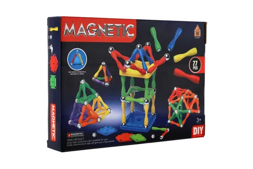 Magnetická stavebnice, 77 ks