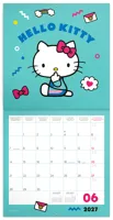 Nástěnný kalendář poznámkový 2027 Notique Hello Kitty, 30 x 30 cm (1)