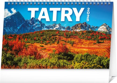 Stolový kalendár 2025 Presco Group - Tatry - SLOVENSKÝ