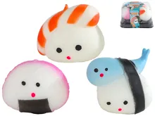 Squishy Sushi Kawaii sushi kamarádi 5 cm, 3 ks