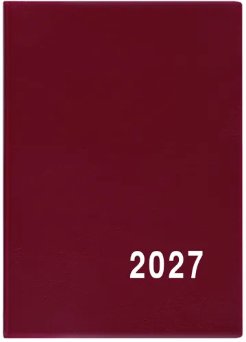 Týdenní diář 2027 Baloušek Hynek PVC bordó