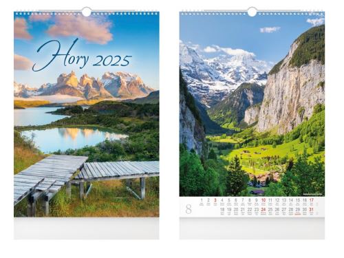 Nástěnný kalendář 2025 MFP - Hory