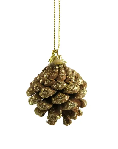 Šišky pozlacené 3,5-5cm, 9ks