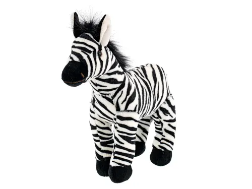 Plyšová zebra stojící 28 cm