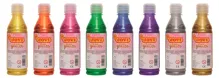 Temperová barva JOVI glittrová 250ml - oranžová (2)