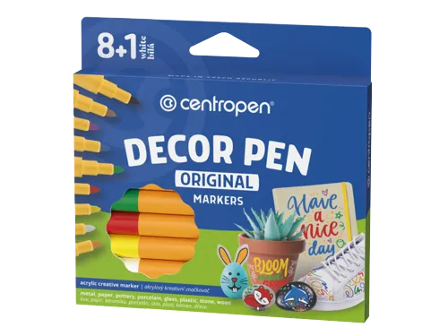 Decor Pen Centropen 2738 - sada 8+1ks