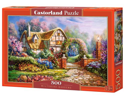 Puzzle Castorland 500 dílků - Wiltshirské zahrady